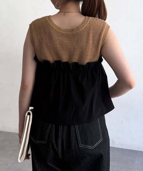 Chez toi（シェトワ）の「3WAYナロースカート（スカート・レディース・グレイッシュベージュ/キャメル/ブラック・FREE）」の11枚目の写真