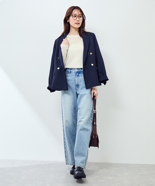 ROPE' PICNIC（ロペピクニック）の「レースカットソートップス（Tシャツ/カットソー・レディース・ブラック/オフホワイト・FREE）」の21枚目の写真