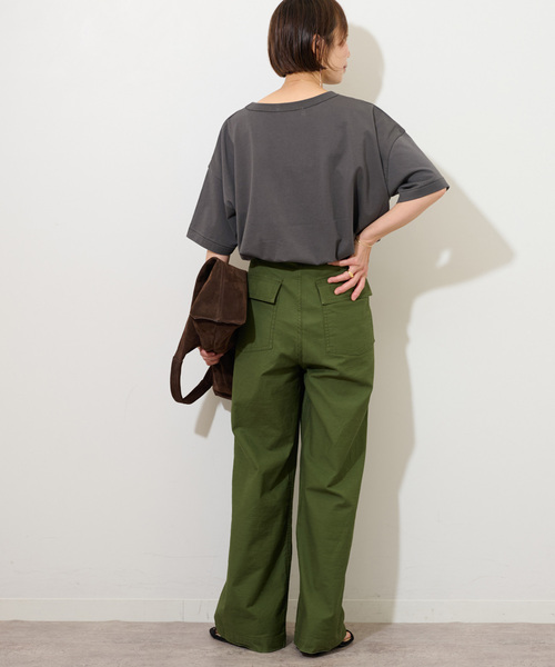 JOURNAL STANDARD relume(ジャーナルスタンダード レリューム)の「ヴィンテージフロッキーロゴTEE(Tシャツ/カットソー・レディース・アイボリー/ブラック系その他/ブラウン・FREE)」の6枚目の写真