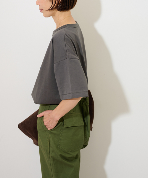 JOURNAL STANDARD relume(ジャーナルスタンダード レリューム)の「ヴィンテージフロッキーロゴTEE(Tシャツ/カットソー・レディース・アイボリー/ブラック系その他/ブラウン・FREE)」の8枚目の写真