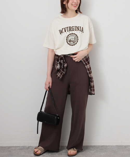 JOURNAL STANDARD relume(ジャーナルスタンダード レリューム)の「ヴィンテージフロッキーロゴTEE(Tシャツ/カットソー・レディース・アイボリー/ブラック系その他/ブラウン・FREE)」の12枚目の写真