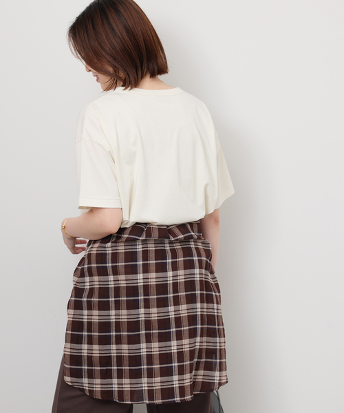 JOURNAL STANDARD relume(ジャーナルスタンダード レリューム)の「ヴィンテージフロッキーロゴTEE(Tシャツ/カットソー・レディース・アイボリー/ブラック系その他/ブラウン・FREE)」の18枚目の写真