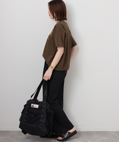 JOURNAL STANDARD relume(ジャーナルスタンダード レリューム)の「ヴィンテージフロッキーロゴTEE(Tシャツ/カットソー・レディース・アイボリー/ブラック系その他/ブラウン・FREE)」の20枚目の写真