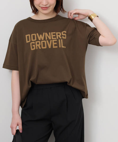 JOURNAL STANDARD relume(ジャーナルスタンダード レリューム)の「ヴィンテージフロッキーロゴTEE(Tシャツ/カットソー・レディース・アイボリー/ブラック系その他/ブラウン・FREE)」の22枚目の写真