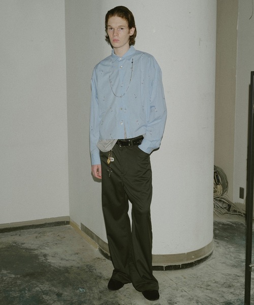 Jieda（ジエダ）の「FLARE PANTS（その他パンツ・メンズ・グレー/ブラック/カーキ・1/2）」の4枚目の写真