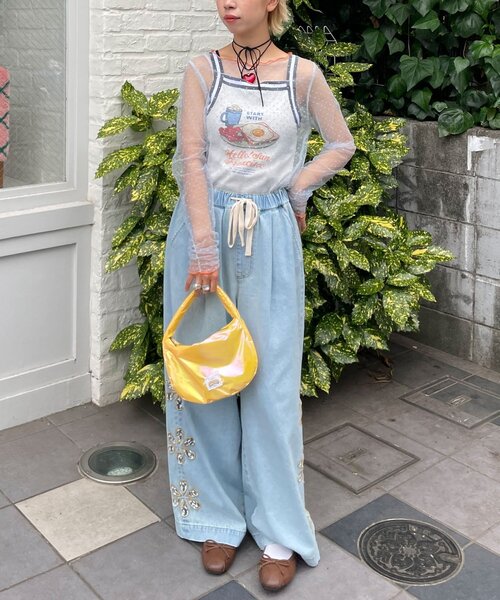 HELLO.SANFRANCISCO（ハローサンフランシスコ）の「【HELLO.SANFRANCISCO/ハローサンフランシスコ】メタリックワンハンドルミニBAG（トートバッグ・レディース・ピンク/シルバー/イエロー・FREE）」の21枚目の写真