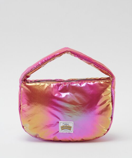 HELLO.SANFRANCISCO（ハローサンフランシスコ）の「【HELLO.SANFRANCISCO/ハローサンフランシスコ】メタリックワンハンドルミニBAG（トートバッグ・レディース・ピンク/シルバー/イエロー・FREE）」の10枚目の写真