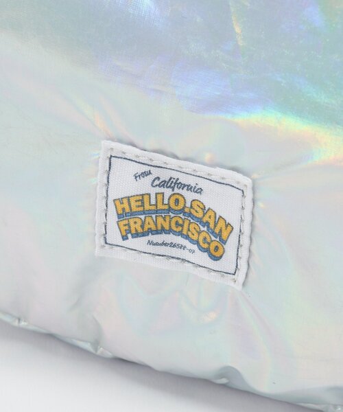 HELLO.SANFRANCISCO（ハローサンフランシスコ）の「【HELLO.SANFRANCISCO/ハローサンフランシスコ】メタリックワンハンドルミニBAG（トートバッグ・レディース・ピンク/シルバー/イエロー・FREE）」の6枚目の写真