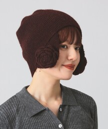 Ray BEAMS | 【別注】Casselini / フラワー ニット帽(ニットキャップ/ビーニー)