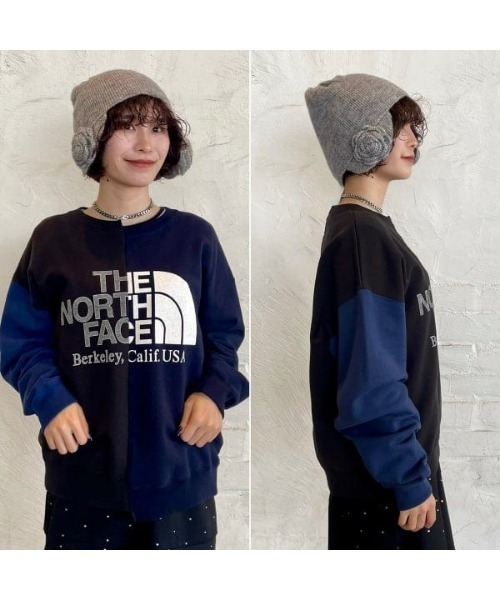 Ray BEAMS(レイビームス)の「【別注】Casselini / フラワー ニット帽(ニットキャップ/ビーニー・レディース・ボルドー/グレー・ONE SIZE)」の4枚目の写真