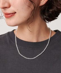 <Causerie>ストーン カット ショートネックレス