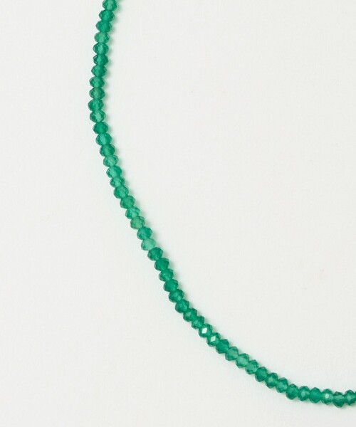 Causerie(コズリ)の「<Causerie>ストーン カット ショートネックレス(ネックレス・レディース・ホワイト/ライトピンク/ケリーグリーン・FREE)」の5枚目の写真