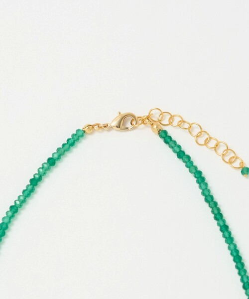 Causerie(コズリ)の「<Causerie>ストーン カット ショートネックレス(ネックレス・レディース・ホワイト/ライトピンク/ケリーグリーン・FREE)」の6枚目の写真