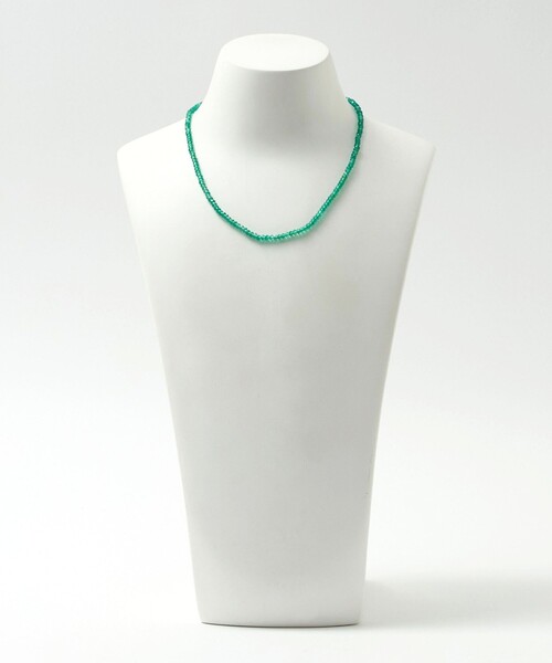 Causerie(コズリ)の「<Causerie>ストーン カット ショートネックレス(ネックレス・レディース・ホワイト/ライトピンク/ケリーグリーン・FREE)」の7枚目の写真