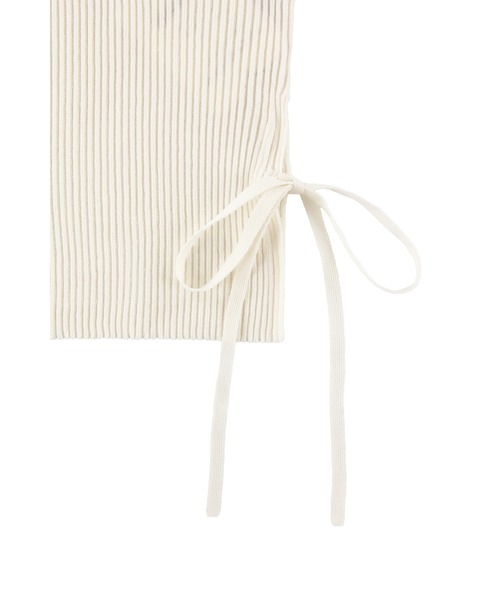 ALEXIA STAM(アリシアスタン)の「Side Ribbon High Neck Knit Top /サイドリボンタンク(タンクトップ・レディース・ブラック/ホワイト/ベージュ・FREE)」の19枚目の写真