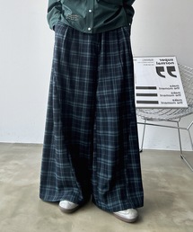 UNDERSTATEMENTs（アンダーステイトメント）の「【ユニセックス】切り替えワイドストレートスラックス（スラックス）」