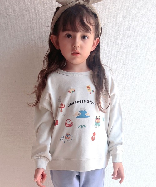 SKAPE（エスケープ）の「ﾌﾟﾁﾌﾟﾘﾄﾚｰﾅｰ（スウェット・キッズ・ブラック/ホワイト/グリーン/ピンク/レッド/アイボリー/ブルー/グレー/イエロー/ベージュ・100cm/90cm/120cm/110cm/80ｃｍ/130cm）」の2枚目の写真