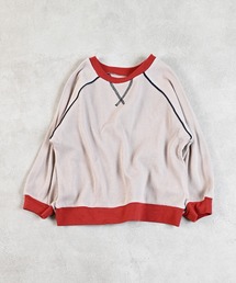 LSP WOW（エルエスピーワオ）の「【LSP WOW!】両面ワッフル配色ステッチパイピングカットソー（スウェット・キッズ）」