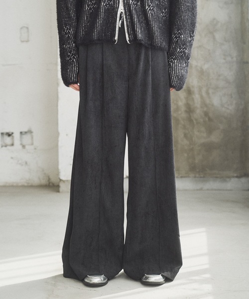 CASPER JOHN（キャスパージョン）の「Fade corduroy pants / フェードコーデュロイパンツ（その他パンツ・メンズ・ブラウン/ブラック/グレー・SMALL/X-SMALL/LARGE/MEDIUM）」の2枚目の写真