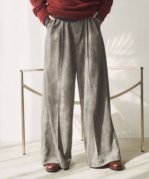 CASPER JOHN（キャスパージョン）の「Fade corduroy pants / フェードコーデュロイパンツ（その他パンツ・メンズ・ブラウン/ブラック/グレー・SMALL/X-SMALL/LARGE/MEDIUM）」の11枚目の写真