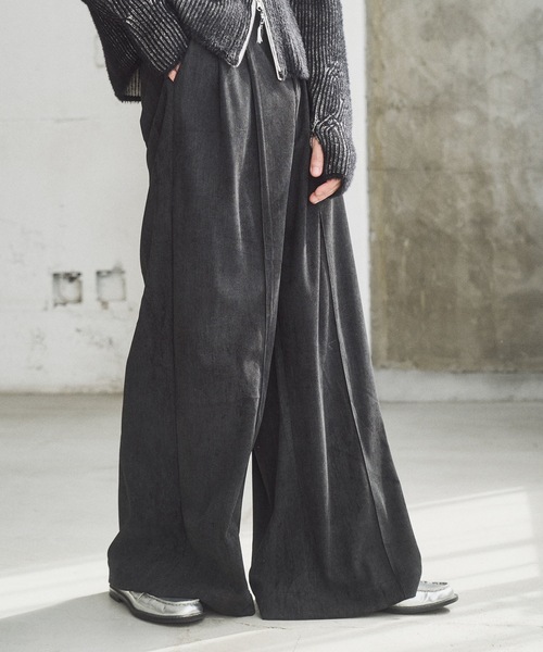 CASPER JOHN（キャスパージョン）の「Fade corduroy pants / フェードコーデュロイパンツ（その他パンツ・メンズ・ブラウン/ブラック/グレー・SMALL/X-SMALL/LARGE/MEDIUM）」の5枚目の写真