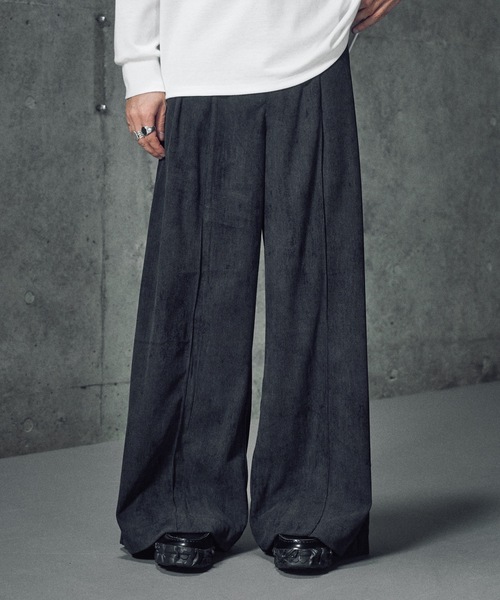 CASPER JOHN（キャスパージョン）の「Fade corduroy pants / フェードコーデュロイパンツ（その他パンツ・メンズ・ブラウン/ブラック/グレー・SMALL/X-SMALL/LARGE/MEDIUM）」の6枚目の写真