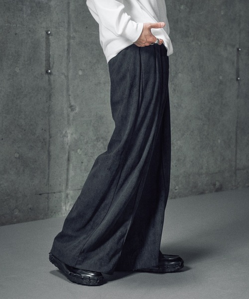 CASPER JOHN（キャスパージョン）の「Fade corduroy pants / フェードコーデュロイパンツ（その他パンツ・メンズ・ブラウン/ブラック/グレー・SMALL/X-SMALL/LARGE/MEDIUM）」の7枚目の写真