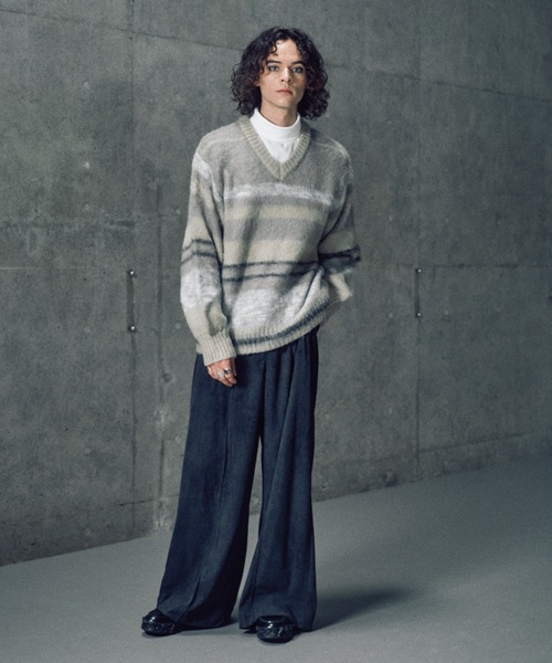 CASPER JOHN（キャスパージョン）の「Fade corduroy pants / フェードコーデュロイパンツ（その他パンツ・メンズ・ブラウン/ブラック/グレー・SMALL/X-SMALL/LARGE/MEDIUM）」の9枚目の写真