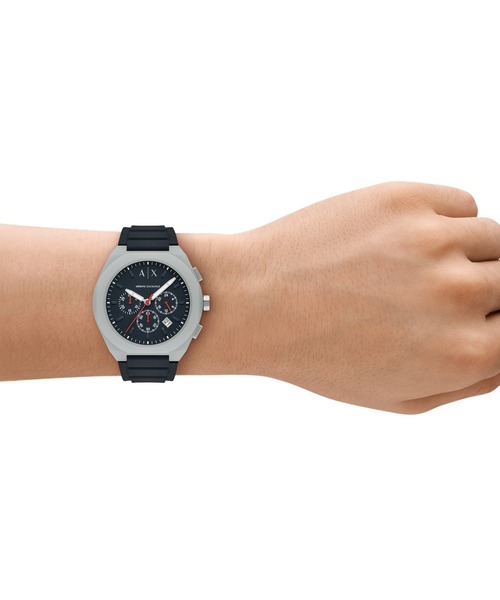 ARMANI EXCHANGE(アルマーニエクスチェンジ)の「アルマーニ・エクスチェンジ 腕時計 メンズ アナログ シリコン AX4172(アナログ腕時計・メンズ・グレー・FREE)」の3枚目の写真
