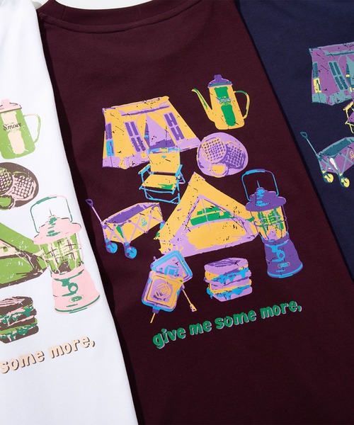 S'more(スモア)の「S'more Pop Color Gear Back Print Tee ポップ配色ギアバックプリント半袖Tシャツ (SS)(Tシャツ/カットソー・レディース・ホワイト/ワインレッド/ネイビー・SMALL/LARGE/X-LARGE/MEDIUM)」の13枚目の写真