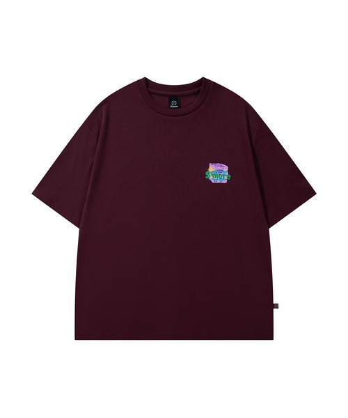 S'more(スモア)の「S'more Pop Color Gear Back Print Tee ポップ配色ギアバックプリント半袖Tシャツ (SS)(Tシャツ/カットソー・レディース・ホワイト/ワインレッド/ネイビー・SMALL/LARGE/X-LARGE/MEDIUM)」の16枚目の写真