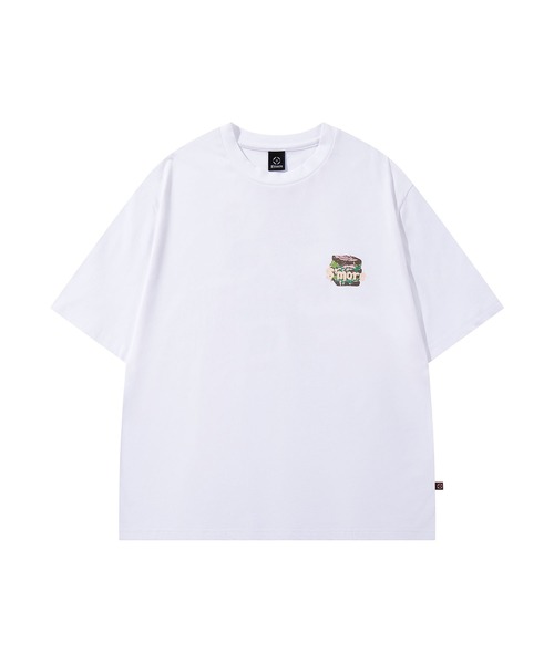 S'more(スモア)の「S'more Pop Color Gear Back Print Tee ポップ配色ギアバックプリント半袖Tシャツ (SS)(Tシャツ/カットソー・レディース・ホワイト/ワインレッド/ネイビー・SMALL/LARGE/X-LARGE/MEDIUM)」の15枚目の写真