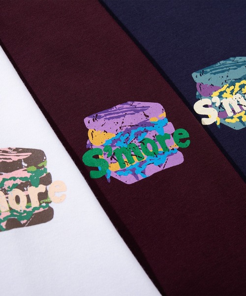 S'more(スモア)の「S'more Pop Color Gear Back Print Tee ポップ配色ギアバックプリント半袖Tシャツ (SS)(Tシャツ/カットソー・レディース・ホワイト/ワインレッド/ネイビー・SMALL/LARGE/X-LARGE/MEDIUM)」の14枚目の写真