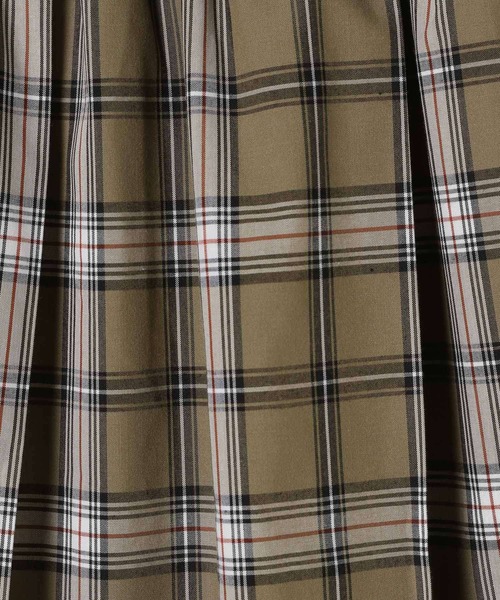 LEPSIM（レプシィム）の「ミドルチェックスカート　497398（スカート・レディース・ベージュ/チャコールグレー・FREE）」の16枚目の写真