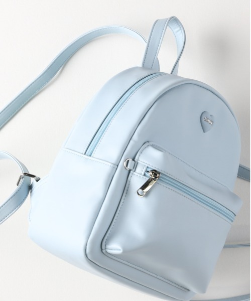 Right-on（ライトオン）の「【VIVIAN BLUE】りぼんチャーム付きミニリュック（バックパック/リュック・キッズ・ブラック/サックスブルー/ホワイト・ONE SIZE）」の5枚目の写真