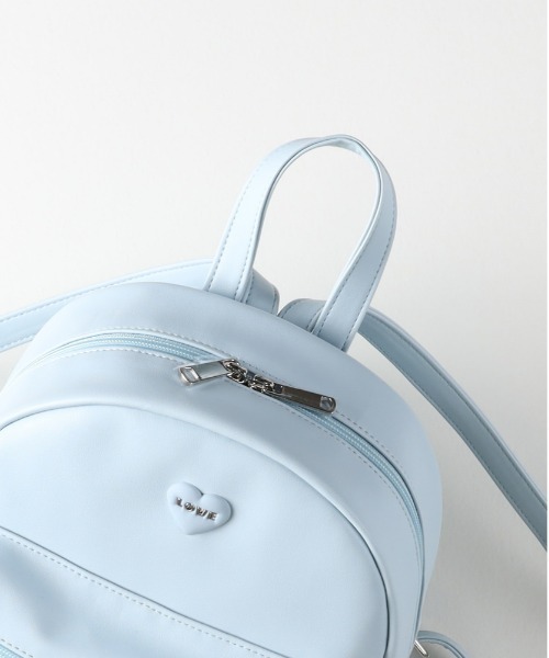 Right-on（ライトオン）の「【VIVIAN BLUE】りぼんチャーム付きミニリュック（バックパック/リュック・キッズ・ブラック/サックスブルー/ホワイト・ONE SIZE）」の6枚目の写真