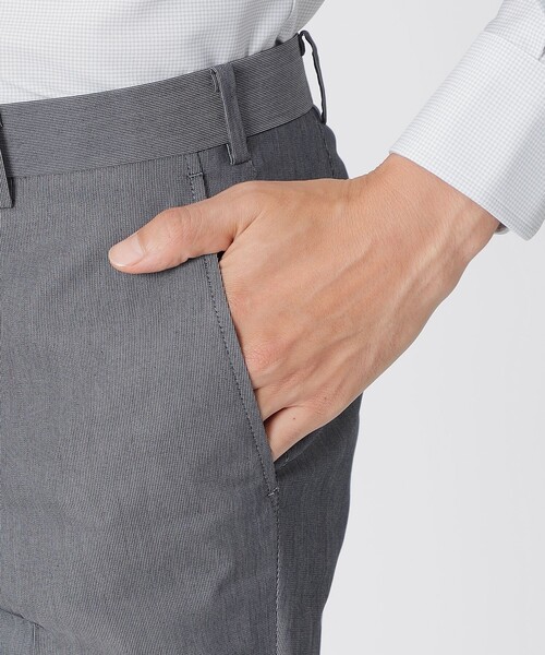 Paul Stuart（ポールスチュアート）の「【WEB・一部店舗限定】クールマックスピケ　トラウザーズ（スラックス・メンズ・ネイビー・76/79/82/85/91/88/94）」の7枚目の写真