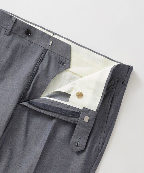 Paul Stuart（ポールスチュアート）の「【WEB・一部店舗限定】クールマックスピケ　トラウザーズ（スラックス・メンズ・ネイビー・76/79/82/85/91/88/94）」の8枚目の写真
