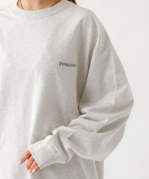 PENDLETON(ペンドルトン)の「【PENDLETON/ペンドルトン】Back Print Sweat / ハーディング柄 バックプリント/ スウェット/ トレーナー(Tシャツ/カットソー・メンズ・ブラック/アイボリー/ホワイト系その他・M/L)」の19枚目の写真