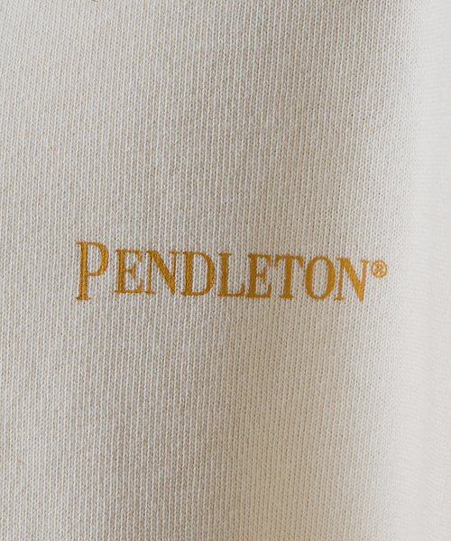 PENDLETON(ペンドルトン)の「【PENDLETON/ペンドルトン】Back Print Sweat / ハーディング柄 バックプリント/ スウェット/ トレーナー(Tシャツ/カットソー・メンズ・ブラック/アイボリー/ホワイト系その他・M/L)」の7枚目の写真