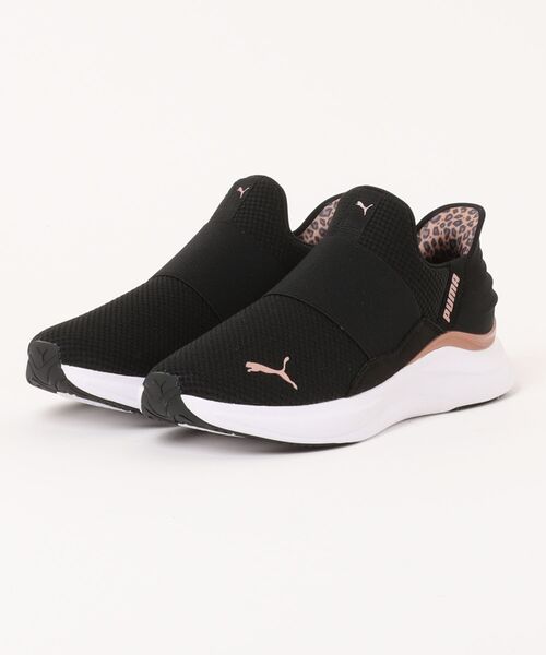 PUMA プーマ SOFTRIDE HARMONY LEO EASE IN 軽量 レディーススニーカー(ソフトライドハーモニーレオイーズイン) 312809 01