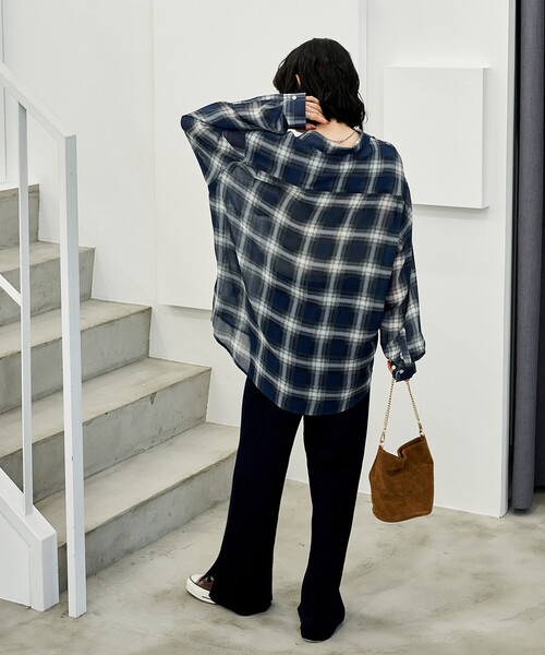 セール】＜マシーンウォッシャブル＞シルク入り リブニットパンツ