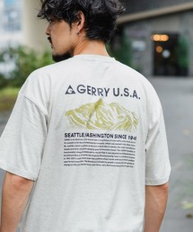 【GERRY】別注 プリント 半袖Tシャツ