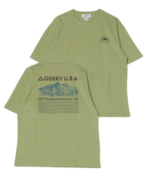 GERRY(ジェリー)の「【GERRY】別注 プリント 半袖Tシャツ(Tシャツ/カットソー・メンズ・ホワイト/ライトグレー/ブラック/ホワイト系/ホワイト系1/ホワイト系2/ホワイト系3/ブラック系/ブラック系1/ブラック系2/ブラック系3/ライトグレー系/ライトグレー系1/ライトグレー系2/ライトグレー系3/カーキ系2/ブルー系2/カーキ系1/カーキ/カーキ系/ブルー/ブルー系3/ブルー系/ブルー系1/カーキ系3・SMALL/LARGE/X-LARGE/MEDIUM)」の18枚目の写真