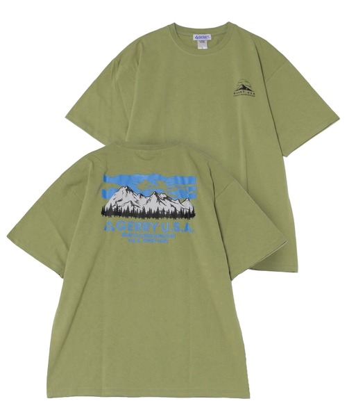 GERRY(ジェリー)の「【GERRY】別注 プリント 半袖Tシャツ(Tシャツ/カットソー・メンズ・ホワイト/ライトグレー/ブラック/ホワイト系/ホワイト系1/ホワイト系2/ホワイト系3/ブラック系/ブラック系1/ブラック系2/ブラック系3/ライトグレー系/ライトグレー系1/ライトグレー系2/ライトグレー系3/カーキ系2/ブルー系2/カーキ系1/カーキ/カーキ系/ブルー/ブルー系3/ブルー系/ブルー系1/カーキ系3・SMALL/LARGE/X-LARGE/MEDIUM)」の19枚目の写真
