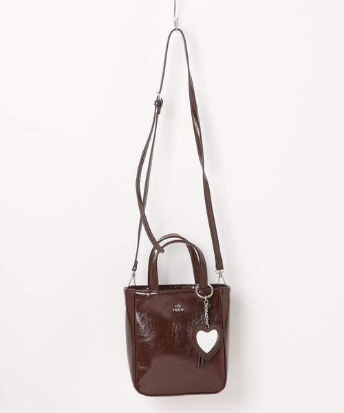 Abel ハンドバック　チャーム付き セール】［ALTROSE/アルトローズ］ハート ミラー チャーム付き