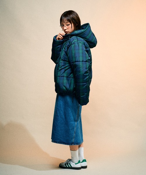 セール】anorak puffer jacket / 中綿アノラックアウター（ダウン