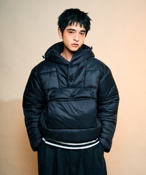 セール】anorak puffer jacket / 中綿アノラックアウター（ダウン