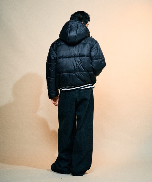 セール】anorak puffer jacket / 中綿アノラックアウター（ダウン
