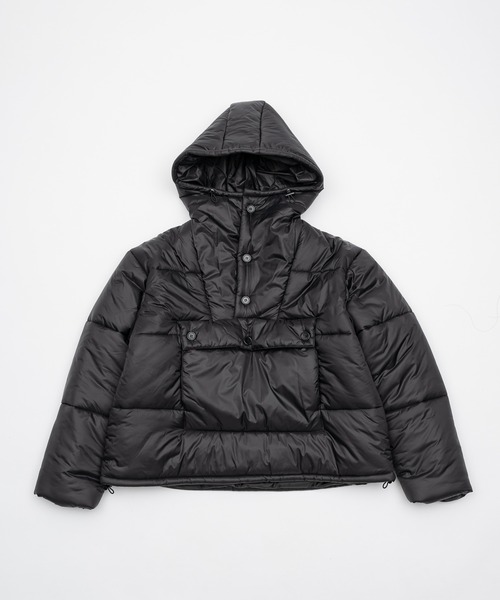 Elanque（エランク）の「anorak puffer jacket / 中綿アノラック 